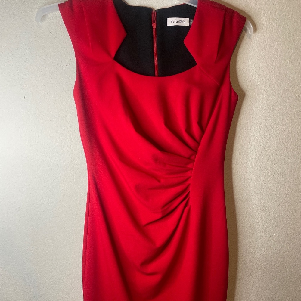 Beautiful Calvin Klein Red Dress